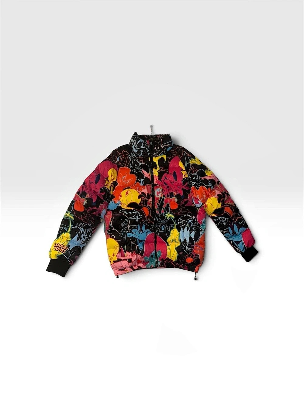Looney Tunes All-Over Print Character Puffer Jacket